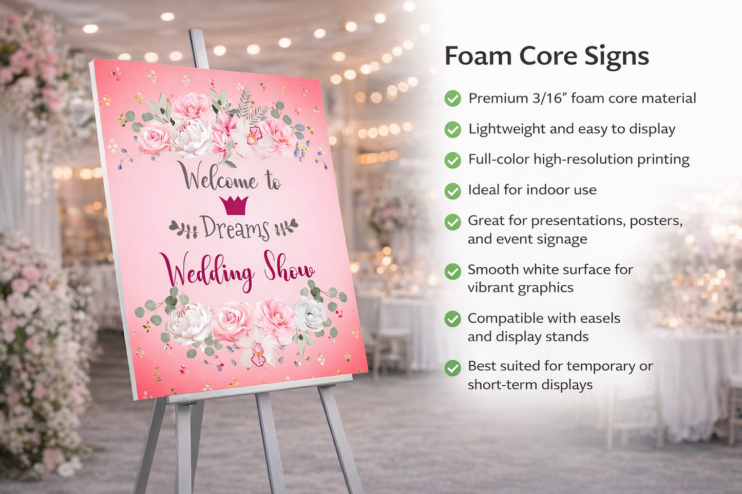 Foam Core Signs