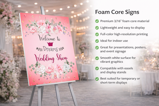 Foam Core Signs