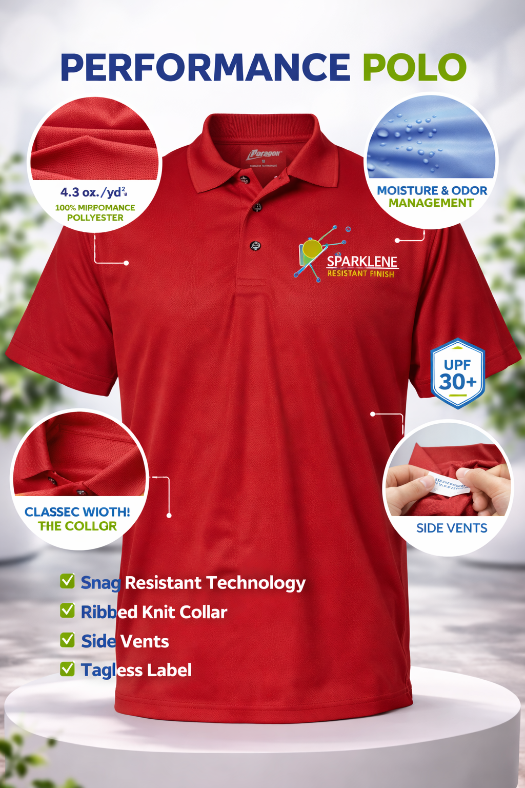 Performance Polo Shirt Short Sleeve